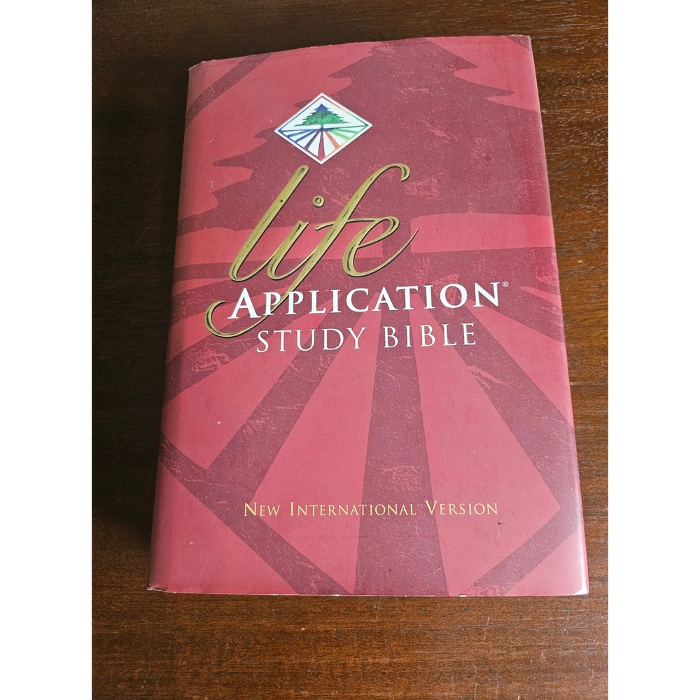 Tyndale Life Application Study Bible NIV Red Hardcover Thumb Indexed